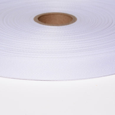 Twill Tape White Polyester Binding and Edging Tape 2 Sizes 34