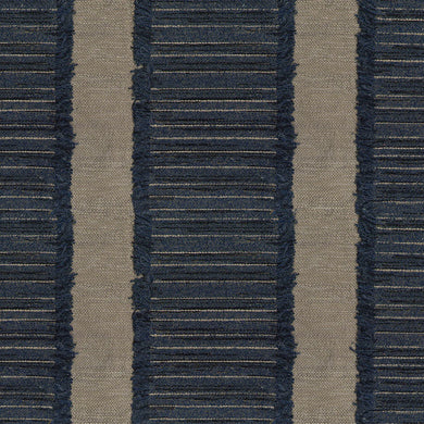 Woven Jacquard Upholstery Fabric with Striated Bands 4 Colors