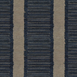Woven Jacquard Upholstery Fabric with Striated Bands 4 Colors