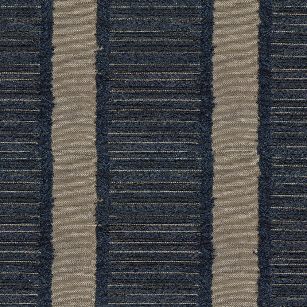 Woven Jacquard Upholstery Fabric with Striated Bands 4 Colors