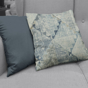 Textured Patchwork Upholstery Fabric Geometric  Abstrct Masquerade 2 Colors