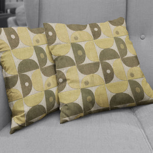 Velvet Upholstery Geometric Fabric Spellbound 5 Colours
