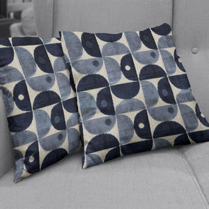 Velvet Upholstery Geometric Fabric Spellbound 5 Colours