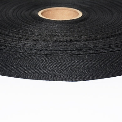 Twill Tape Black Polyester Binding and Edging Tape 2 sizes 3/4