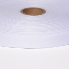 Load image into Gallery viewer, Twill Tape White Polyester Binding and Edging Tape 2 Sizes 34&quot; and 1&quot;  110 Yard Roll