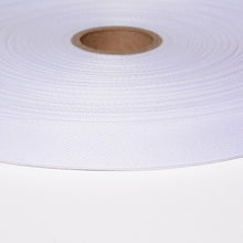 Load image into Gallery viewer, Twill Tape White Polyester Binding and Edging Tape 2 Sizes 34&quot; and 1&quot;  110 Yard Roll