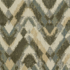 Mobile Upholstery Fabric Broken Chevron Pattern with Ikat Effect 5 Colors