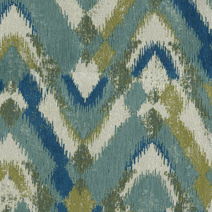 Mobile Upholstery Fabric Broken Chevron Pattern with Ikat Effect 5 Colors