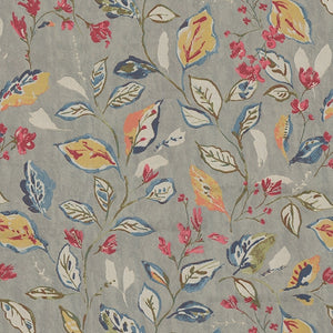 Ella Upholstery Fabric Watercolor Foliage Woven Jacquard 3 Colors