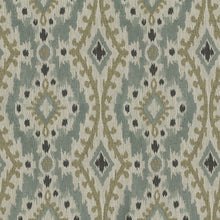 Load image into Gallery viewer, Sundance Upholstery Fabric Chenille Medallion Panel with Ikat Effect Woven Jacquard 3 Colors